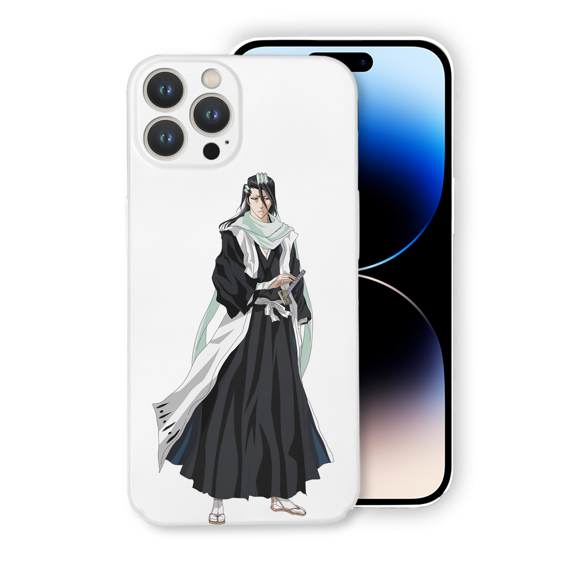 （画像用） ブリーチ くちき びゃくや BLEACH Kuchiki Byakuya 【iPhone 14シリーズ対応】ハードケース